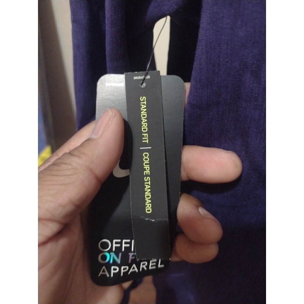 NEW Men's Nike TCU Horn Frogs 1/4 Zip Pullover Sweatshirt Small S Purple NWT - Picture 4 of 14